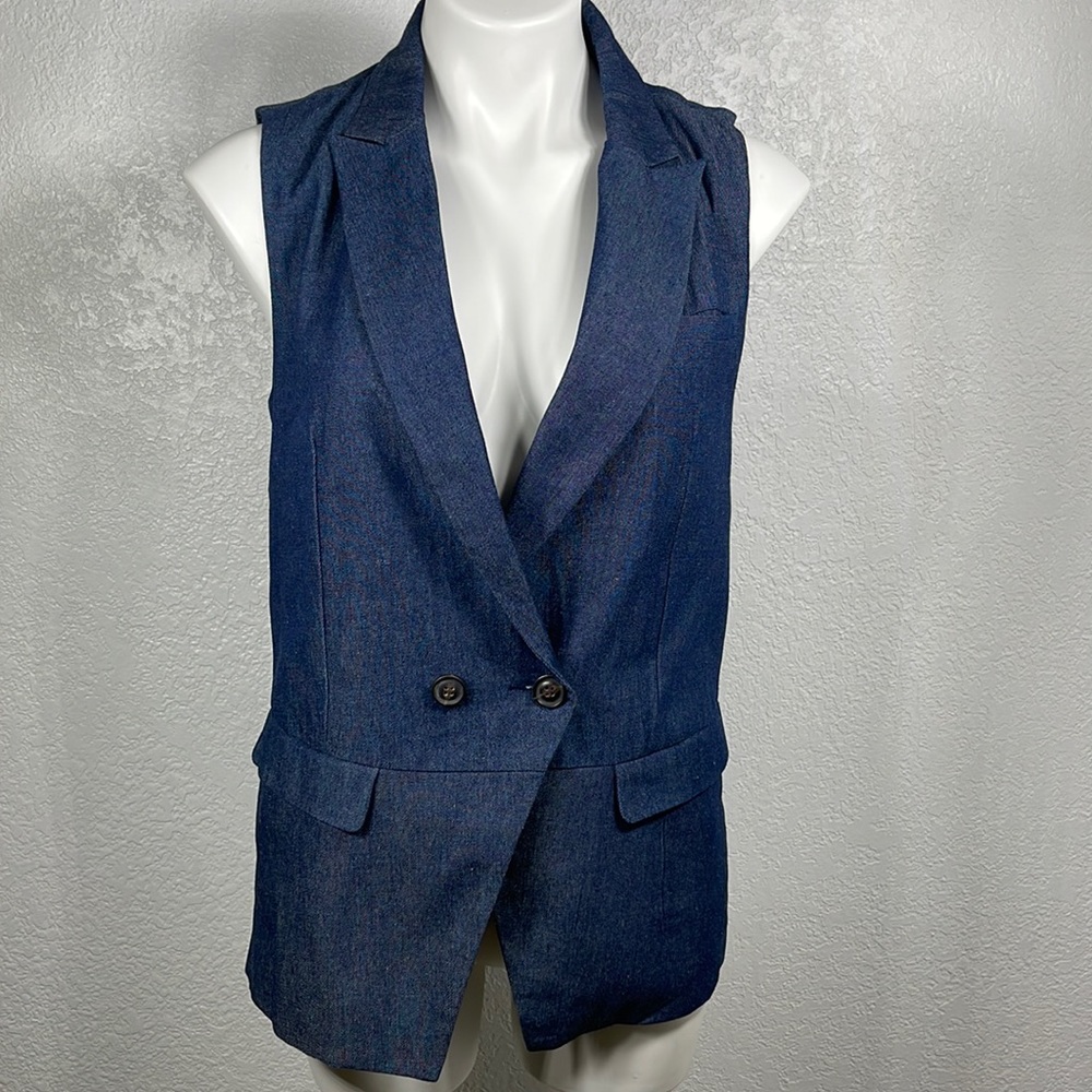 Denim and Chambray Vest